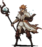 White Mage class icon in Hero Siege